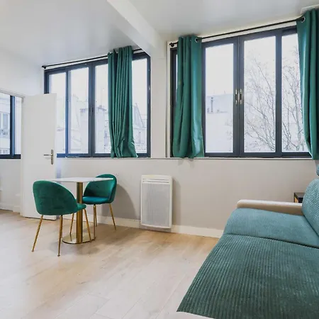 Charming -1br-4p- Parc Des Buttes-chaumont Semesterbostad